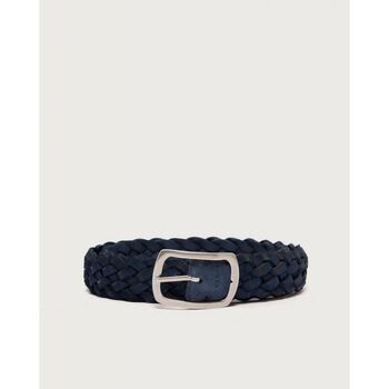 Orciani Collar U08169 - INTRECCIATA HUNTING DOUBLE-BLU para hombre