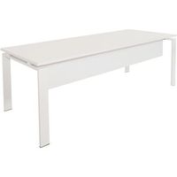 mesa-escritorio con faldon estructura metalica abierta blanco 140x60 cm blanco ofilike