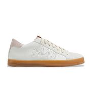p448 para mujer s25john2 zapatillas de piel john blanco 36 plano cordones casual