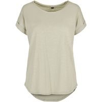build your brand camiseta long para mujer
