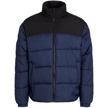 Jack & Jones Parka 12256859 JJMOON STAND COLLAR PUFFER NAVY BLAZER BLOCKING para hombre
