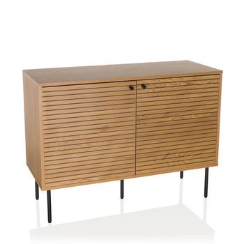 Aparador Linno S 100x40x74 Cm 2 Puertas Roble Hjh Living