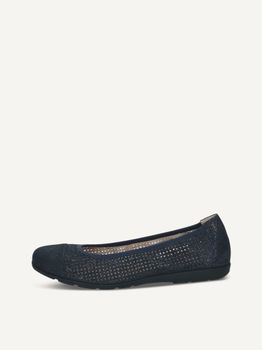 CAPRICE Ballerina, blue, made of Leather, Size 37