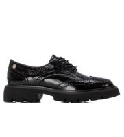 carmela para mujer 16255003-negro zapatos de piel 162550 negro 39 plano cordones casual