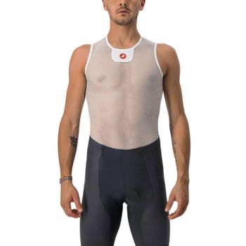 Camiseta Interior Castelli Core Mesh 3 Sin Mangas Blanca, Talla L