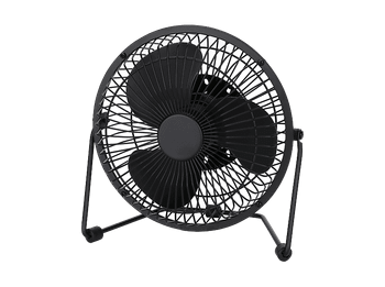Ventilador de sobremesa - NK HO350132, 2 Velocidades, 3.5W, 3 Aspas, Negro
