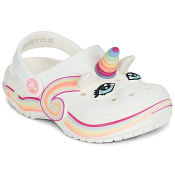 Crocs Zuecos Classic IAM Unicorn Lights CgT para niña