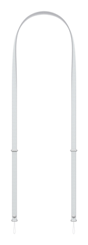 Crossbody Strap - Light Gray
