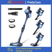 aspiradora inalambrica prettycare w400 25kpa de succion aspiradora de mano potente 40 minutos de autonomia juego de 3 cepillos
