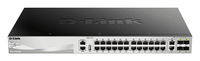 switch gestionable l3 d-link stackable dgs-3130-30tse 24p giga  2p 10g  4p 10g sfp