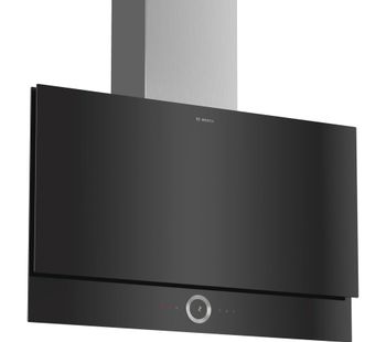 BOSCH DWF97RV60B Chimney Smart Cooker Hood - Black, Black