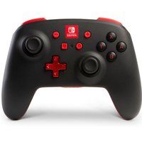 powera nintendo switch enhanced wireless controller - black  red black