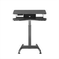 maclean mc-835 portable desk electric height adjustable 72 -122cm max 37 kg control panel sit stand work station