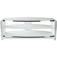 alphason francium 1400 tv stand - white white