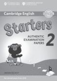 cambridge english 2018 exam starters 2 answer booklet