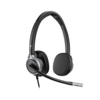 hp poly auriculares con cable usb estereo mission 625