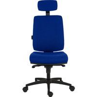 teknik ergo plus ultra hr fabric operator chair - blue blue
