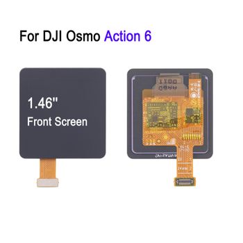 Pantalla frontal de 1,46 pulgadas para DJI OSMO Action 6, para cámara DJI Action 6, pantalla OLED secundaria, pieza de repuesto para reparación de pantalla táctil