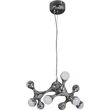 Lámpara de techo calypso 9x2,5w led 4000k al.reg.xd.45cm cromo