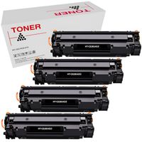 pack 4 ce285a  toner 85a compatible hp laserjet pro p1102 pro m1132