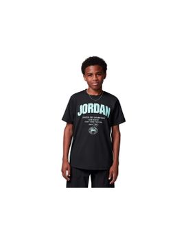 Camiseta Nike Jordan Jdb Des Champions Ss Tee Niño Negro