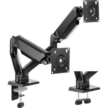 SENSE7 Hang Double Soporte de Escritorio para Monitor VESA Pivot 17
