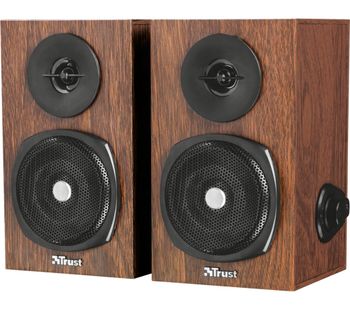 TRUST Vigor 2.0 PC Speakers - Brown, Brown