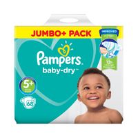 pampers baby-dry size 5 nappies jumbo pack