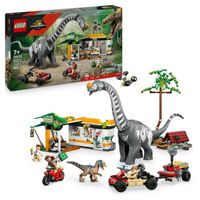 lego jurassic world raptor y titanosaurus mision de seguimiento juguete de construccion 7 anos - 76973
