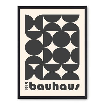Cuadro Bauhaus Black Forms I