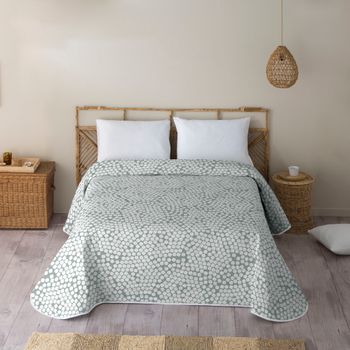 Icehome - Colcha Bouti Estampado - Gramaje 70 Gramos - Cama 180 - Pebbles