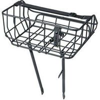 basil cesta delantera portland 26-28 25l aluminio negro vintage 435x36x225 cm