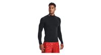 camiseta de compresion de manga larga under armour heatgear armour negro
