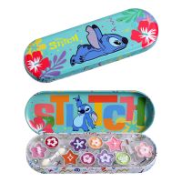 set metalico de maquillaje stitch 1 unidad
