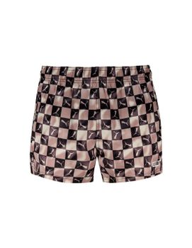 Bañador Puma Swim Printed Cat Short Shorts 1P Chocolate Brown Combo Hombre