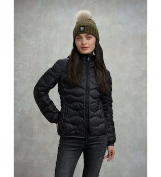 Blauer para mujer. 25WBLDC03095 Plumífero de ondas Camelia negro (M), Casual, Poliamida