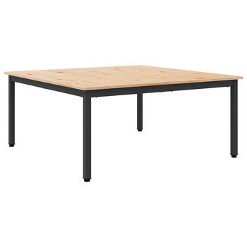 Mesa De Centro 100x100x45 Cm Madera - Marrón