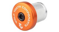 tapon de compresion diente de lobo con tapa espaciadora integrada 1 1 8   naranja