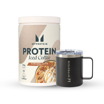 Pack Café Helado Proteico - 20raciones - Black Coffee Cup  - Iced Caramel Latte