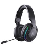 auriculares no name pilot pro con cable y bluetooth gaming retroiluminacion rgb negros