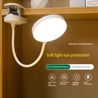 lampara de escritorio con clip recargable por usb 3 temperaturas de color y regulable luz de lectura led para estudio oficina y dormitorio