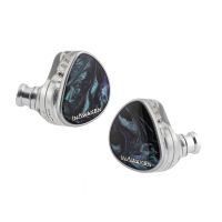 inawaken dawn ms auriculares iem con controlador dinamico de diafragma morado-dorado con cable blindado ofc para musicos audiofilos
