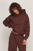 hunkemoller sudadera con capucha de felpa afelpada marron