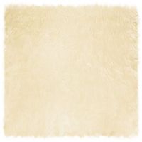 alfombra de de oveja sintetica tafalla crema 200 x 200 cm