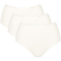sloggi culote y bragas pack de 3 braguitas talle alto go daily cotton para mujer