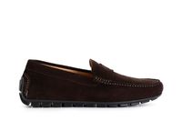 mocasines en piel de ante para hombre dark brown 41