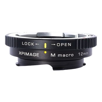 Anillo adaptador de montura de lente XPIMAGE M a M para lentes Leica M a cámaras Leica M con fotografía macro