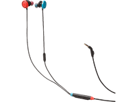 auriculares de boton - jbl quantum 50 n intraurales drivers 86 mm multiplataforma jack 35 para nintendo negro rojo y azul