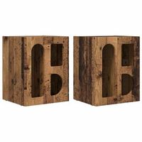 mesita de noche elst 2 uds madera vieja 40 x 35 x 50 cm vidaxl