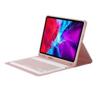 royal bailey ps131 funda con bluetooth teclado para ipad air 132024ipad pro 1292022202120202018 rosa